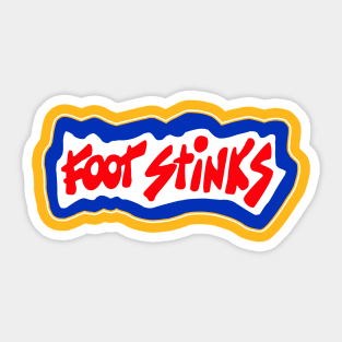 Foot Stinks Sticker